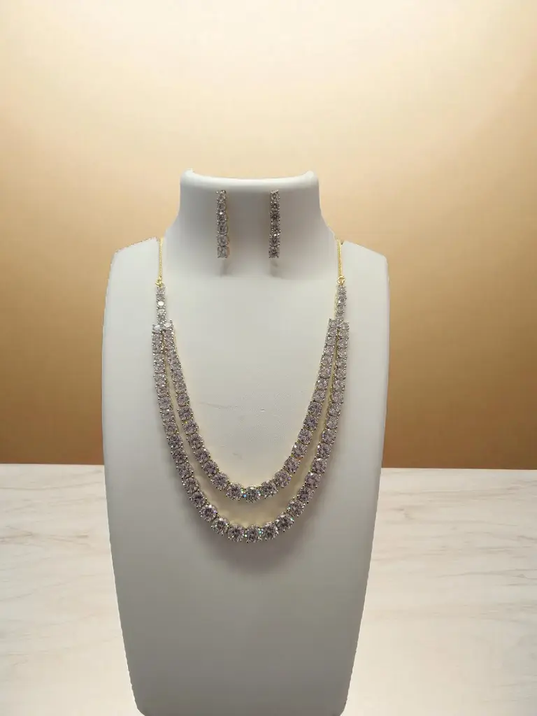 Radiant Grace 2-Line Necklace Set